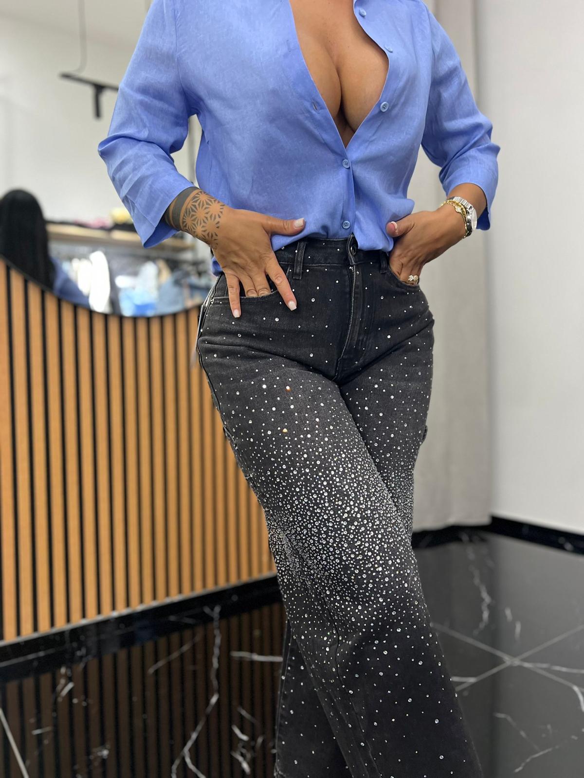 JEANS BRILLANTINATO