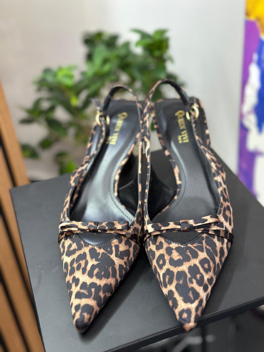 DECOLLETE LEOPARDATO