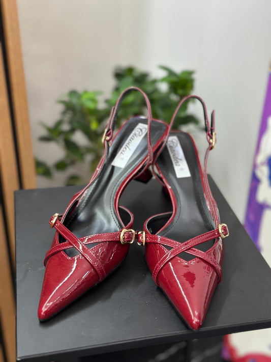DECOLLETE BORDEAUX