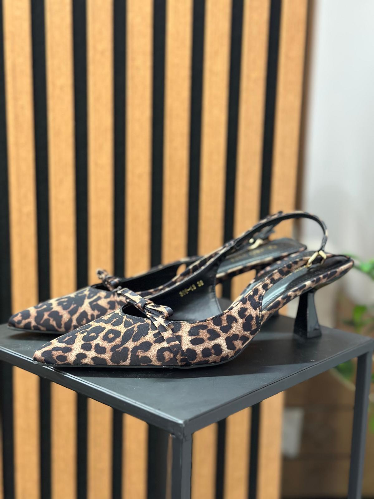 DECOLLETE LEOPARDATO