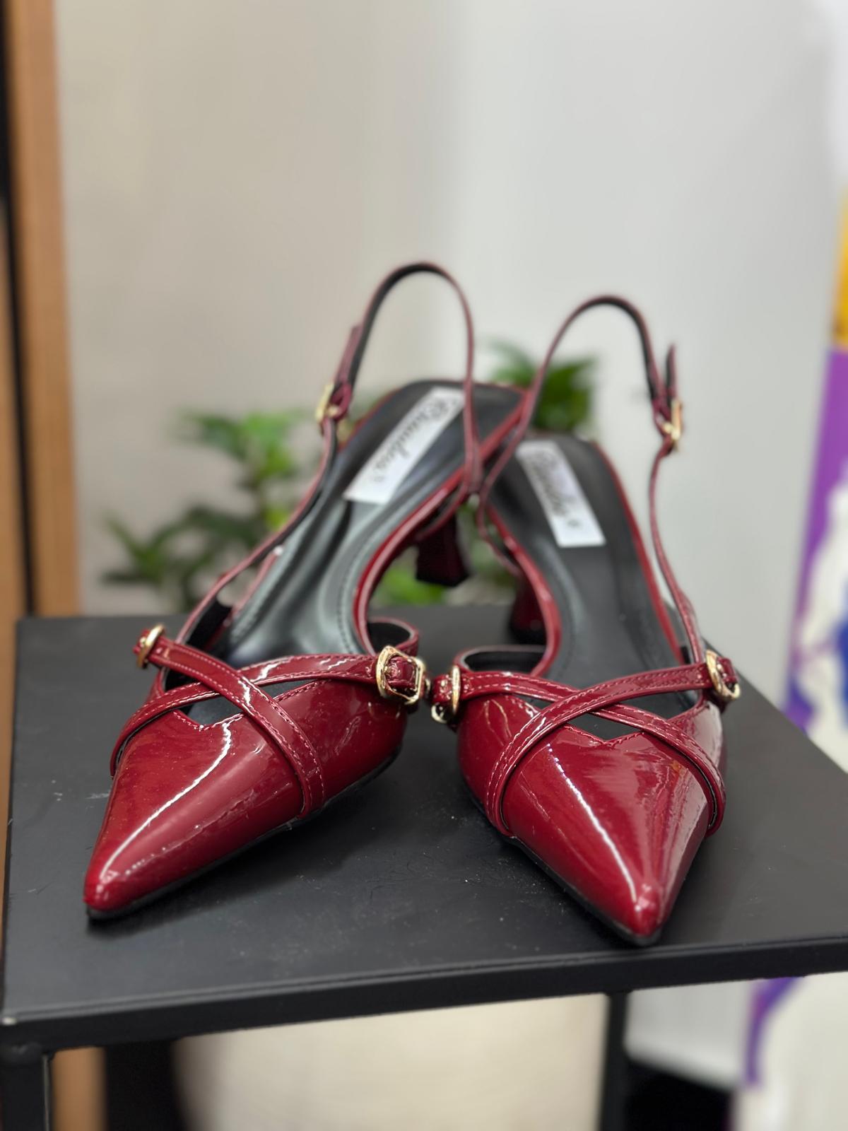 DECOLLETE BORDEAUX