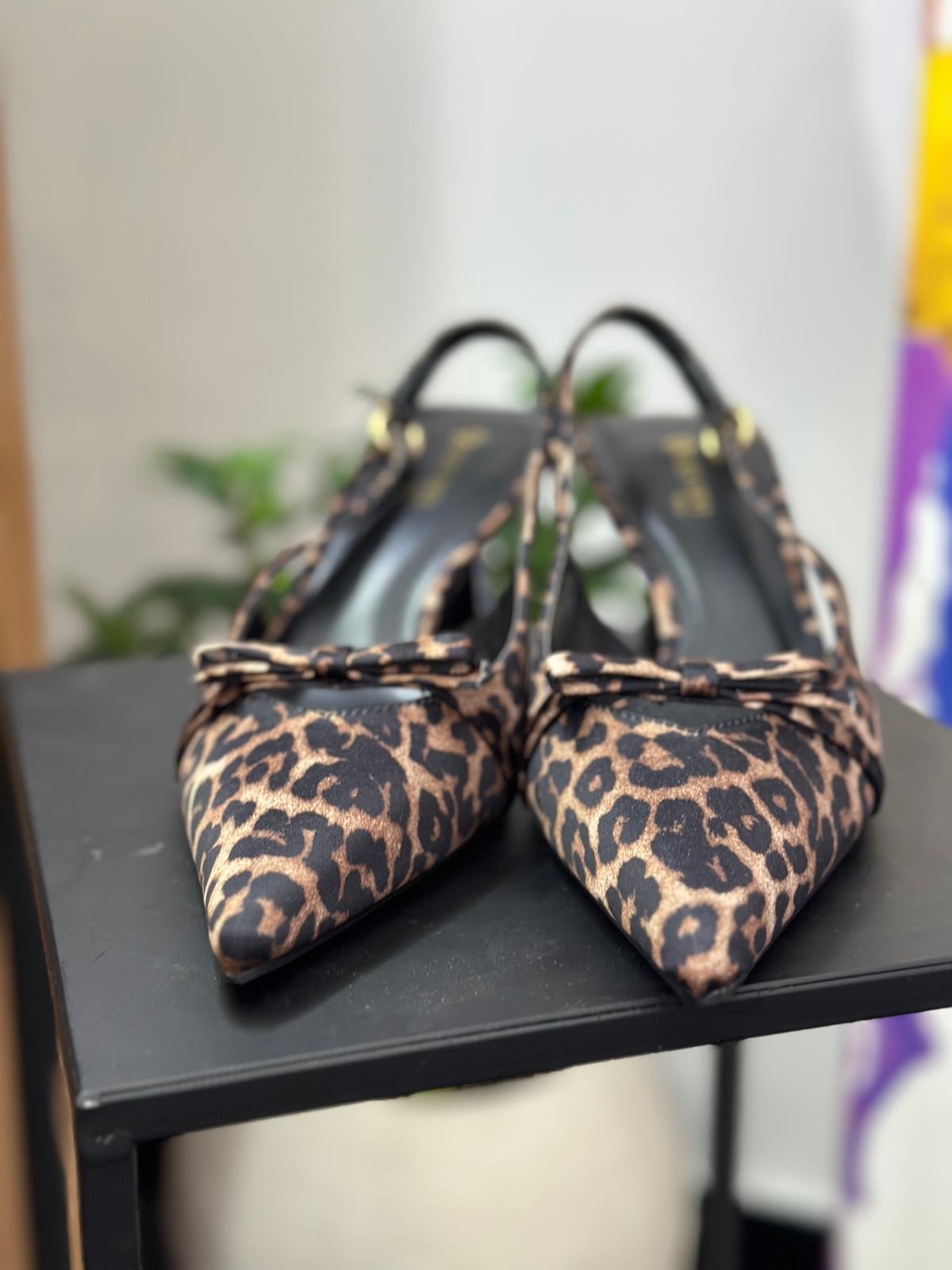 DECOLLETE LEOPARDATO