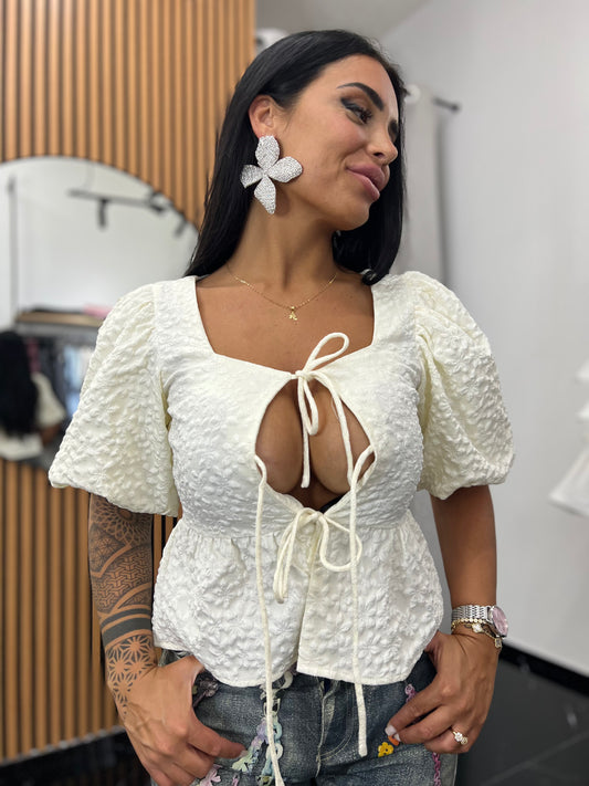 Camicetta con fiocchi