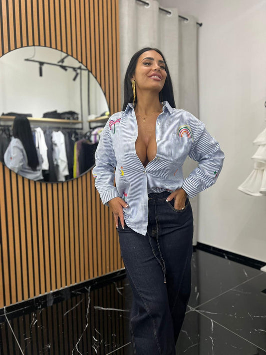 CAMICIA CON RICAMI