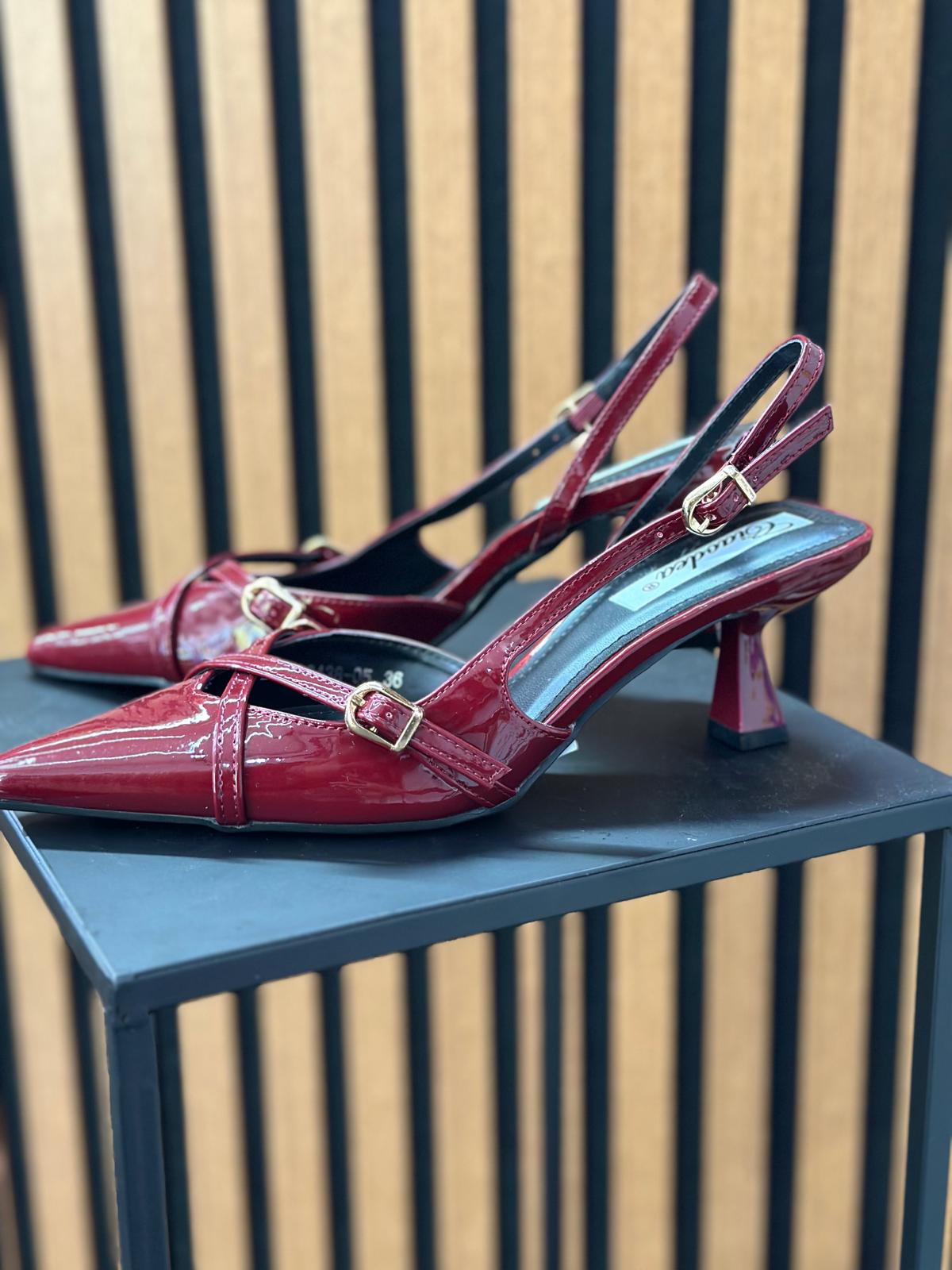DECOLLETE BORDEAUX